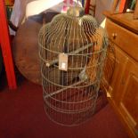 A large vintage birdcage