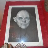 A limited edition Giclee print from an edition of 50 by Derren Brown, depicting Anthony Hopkins,