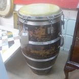 A bongo drum