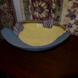An 1950's pottery bowl purchased at Vill