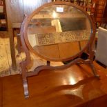 A Georgian style dressing mirror with sw