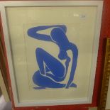 Henri Matisse colour lithograph blue nude, printed by Mourlot in 1954