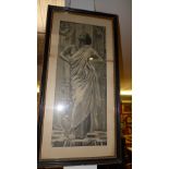 SOLD IN TIMED AUCTION- A pair of pre Raphaelite prints and one other print