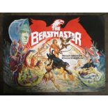 Original Vintage Beastmaster Poster 1982 30 x 40 inch