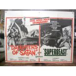 Original Vintage Daughters of Satan - Superbeast Poster 1972 30 x 40 inch
