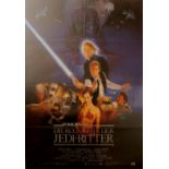 Original vintage movie poster for the classic film, Star Wars: Episode VI - The Return of the Jedi,