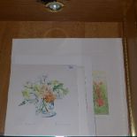 Anne Longide collection of still life watercolours and prints