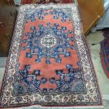 A fine north west Persian Tafresh rug 23  cm x 133 cm central floral pendent medallion with four