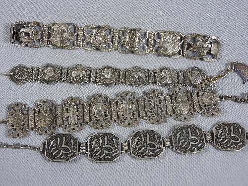 A collection of various silver items, to include a silver Vesta, - Bild 3 aus 12