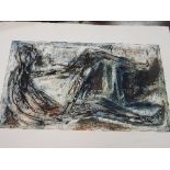 Unknown Artist an unframed abstract study signed indistinctly under in pencil Charles...