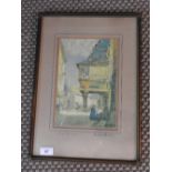 Frank Sherwin, An Aund House- Duran, watercolour. H45cm x W33cm.