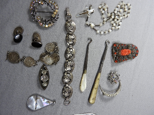 A large collection of costume jewellery