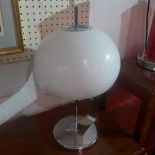 An Italian 1970's table lamp with opaque