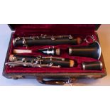 A vintage clarinet in original case