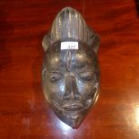 A West African Baule tribal art mask
