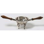 SPANISH COLONIAL SILVER BRAZIER (BRASERILLO) prob. Mexico, early 19th c., unmarked
double turned