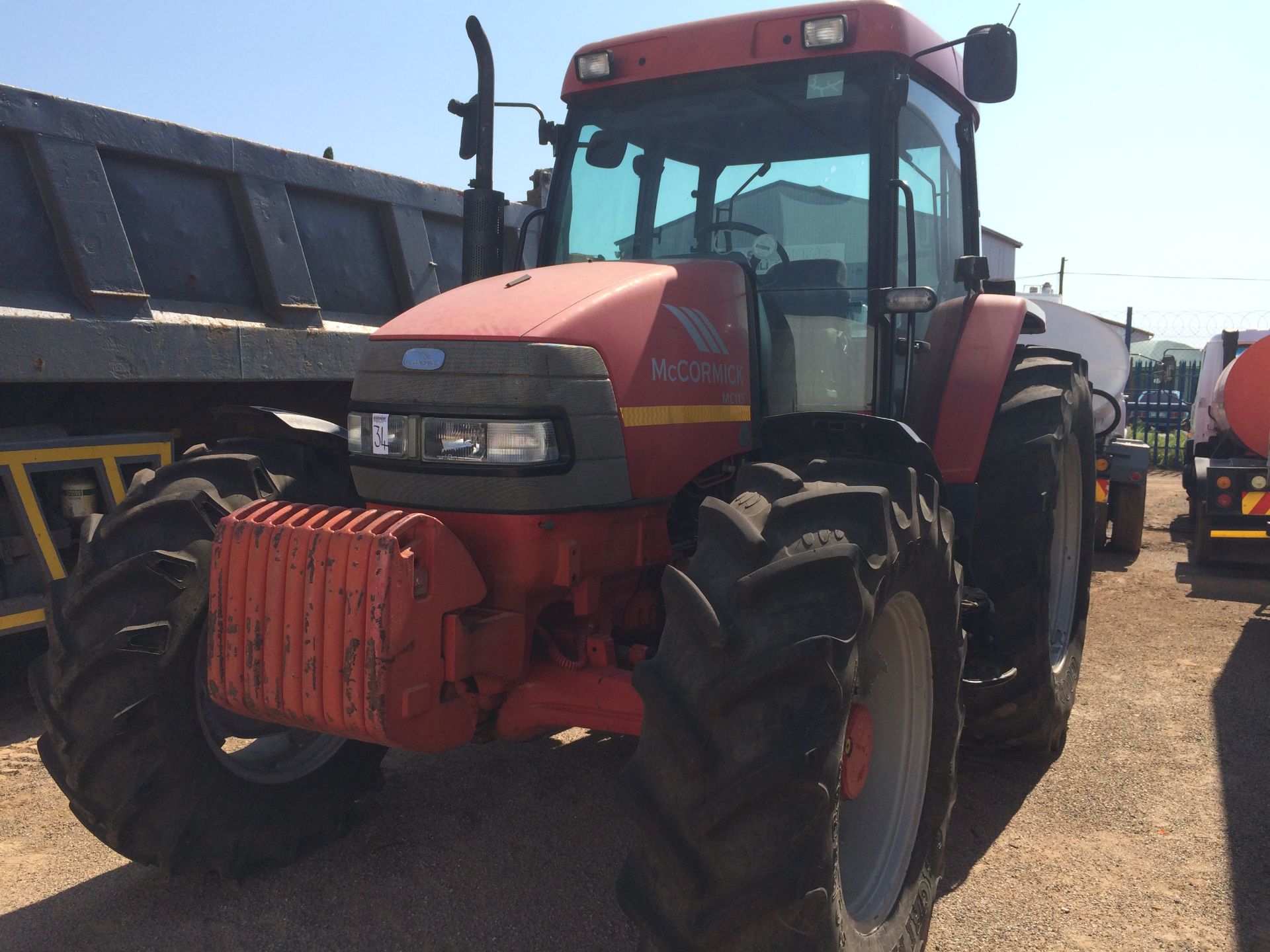 2004 McCORMICK MC115 4X4 TRACTOR - REG NO: TYF112GP