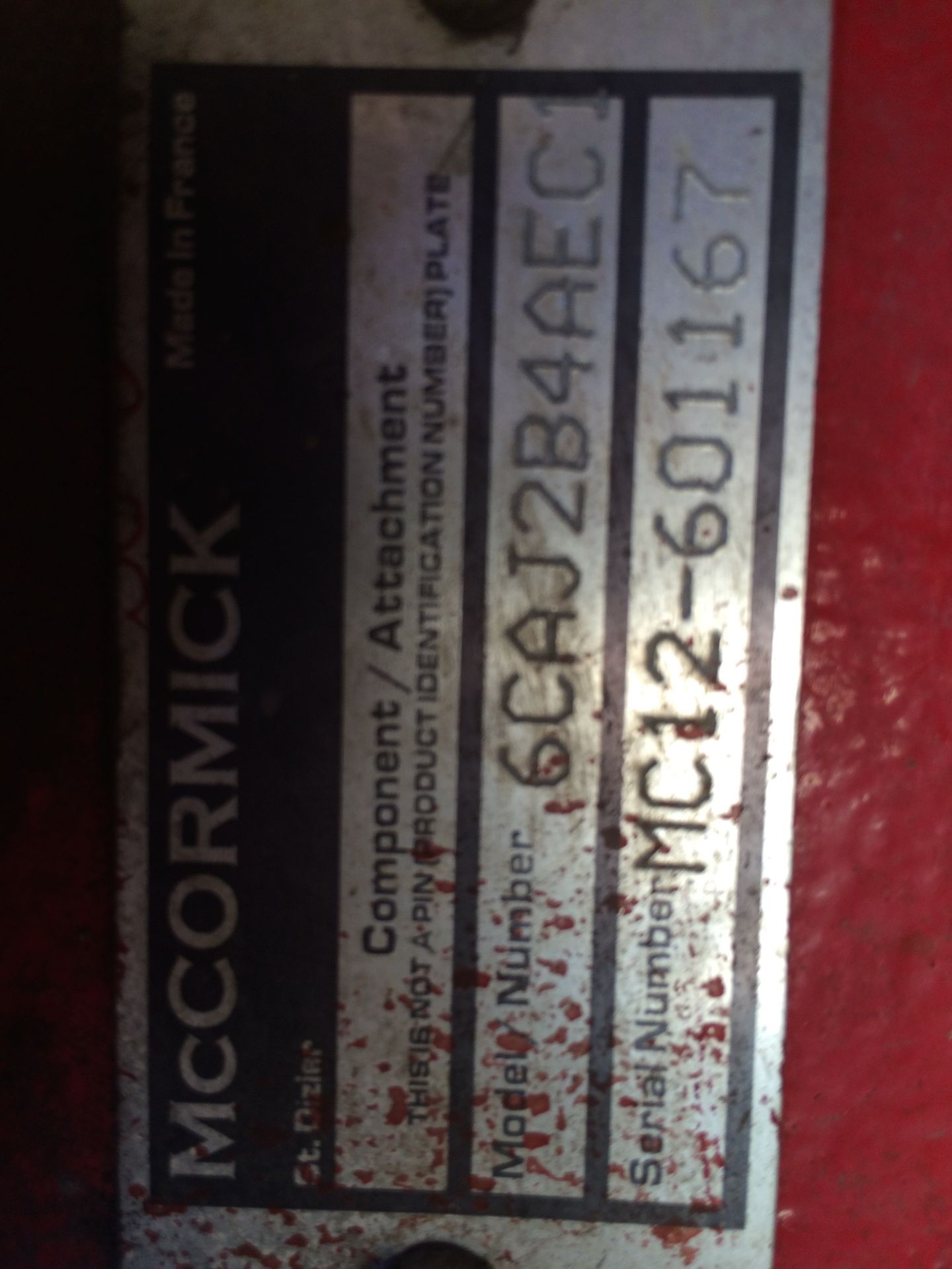 2004 McCORMICK MC115 4X4 TRACTOR - REG NO: TYF112GP - Image 3 of 4
