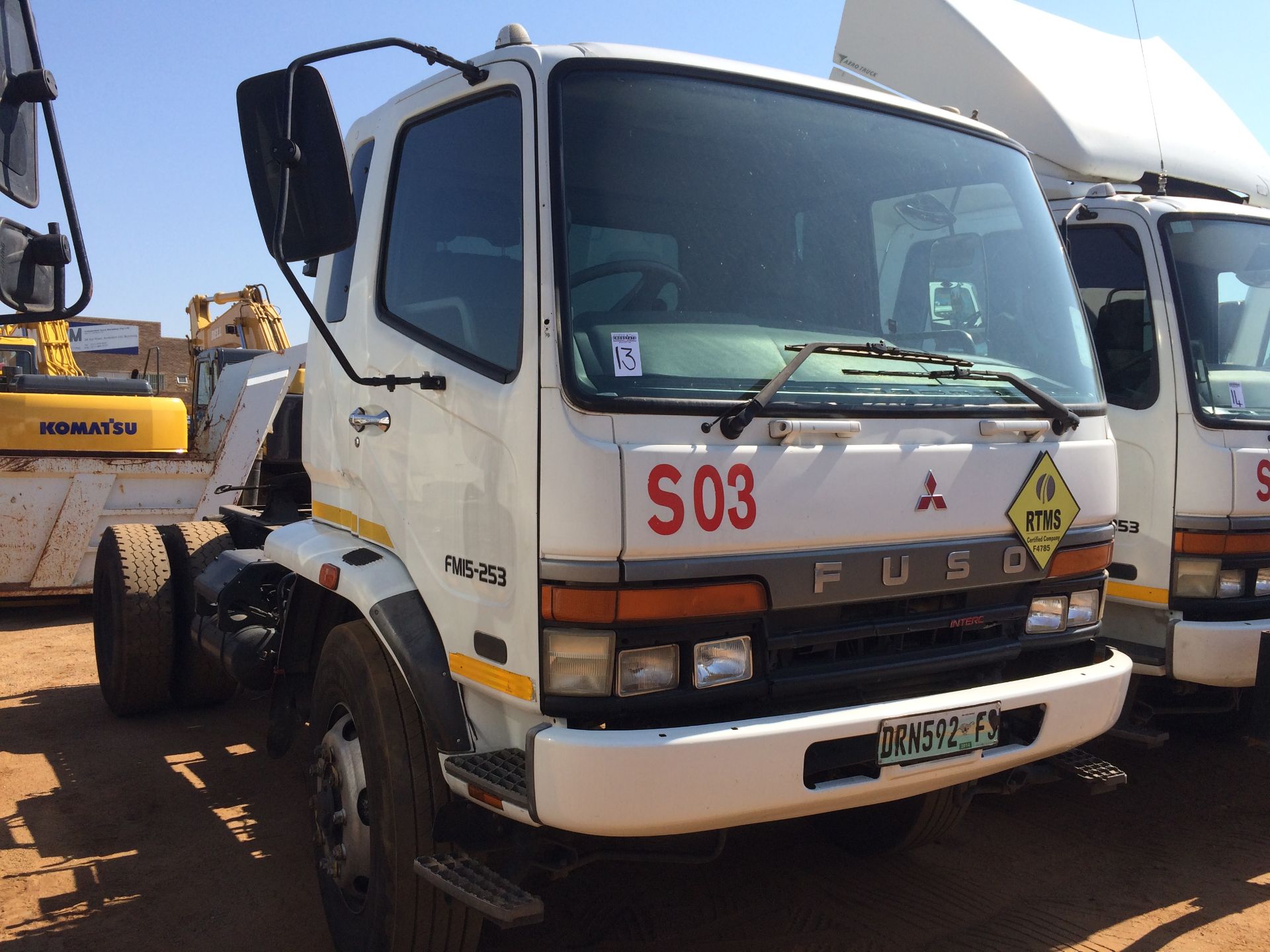 2009 MITSUBISHI FUSO FM15-253 4X2 T/T - REG NO: DRN592FS