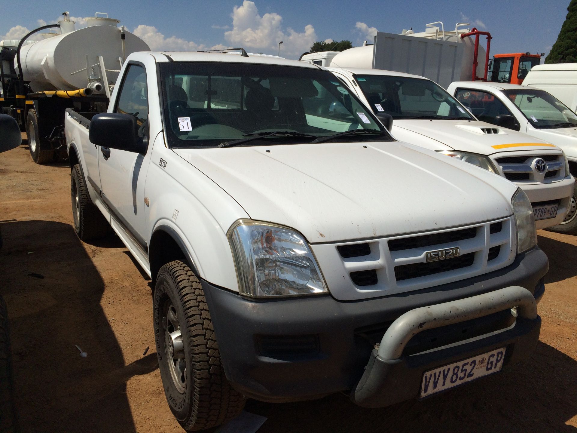 2007 ISUZU KB300 4X4 LDV REG NO: VVY852GP