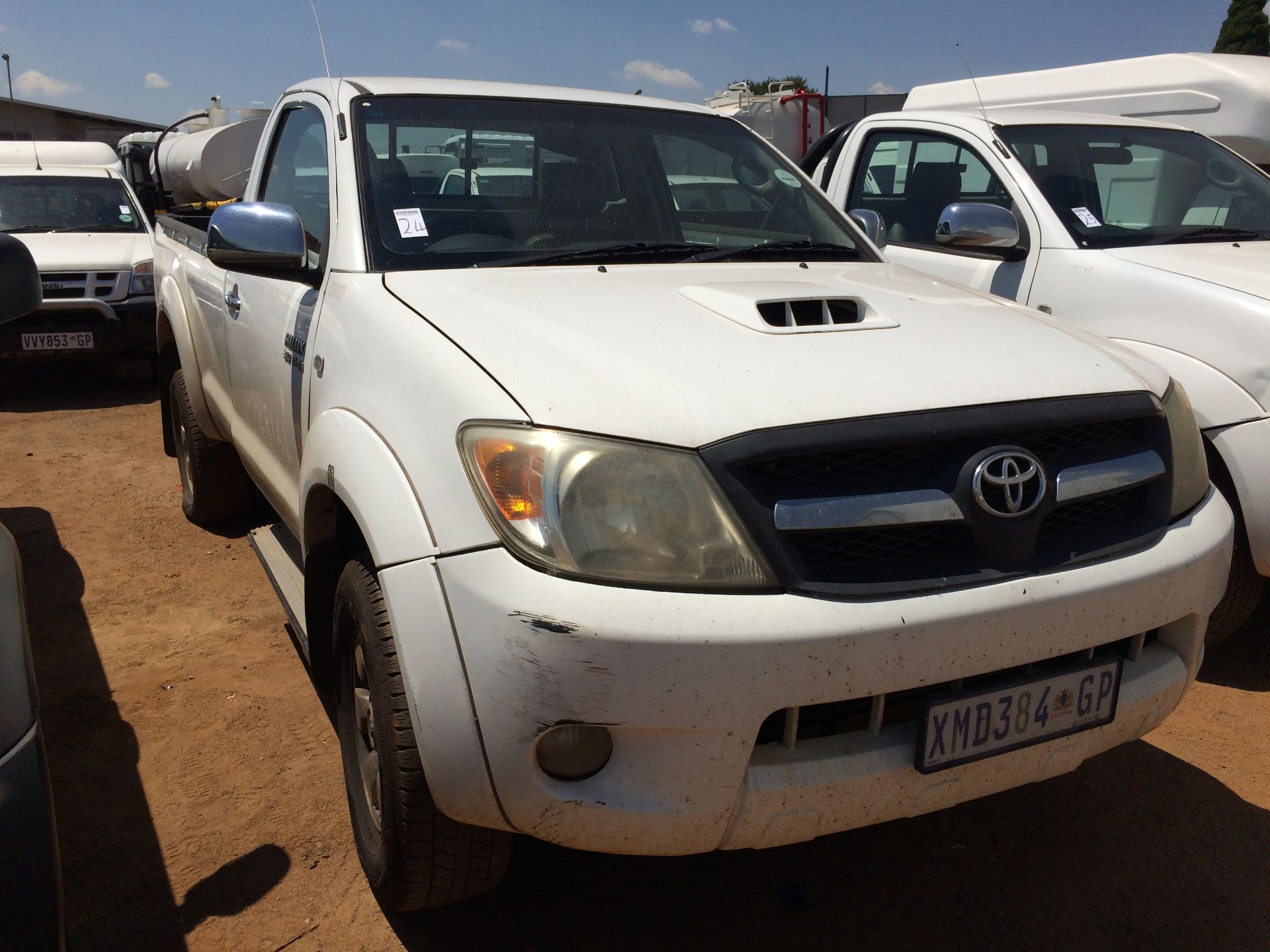 2008 TOYOTA HILUX 3.0D-4D RAIDER LDV REG NO: XMD384GP