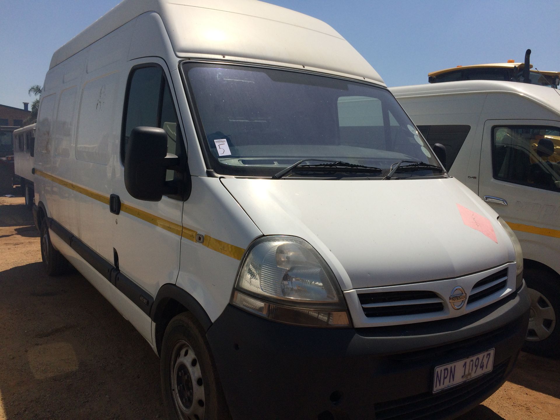 2007 NISSAN INTERSTAR P/VAN  REG NO: NPN10947