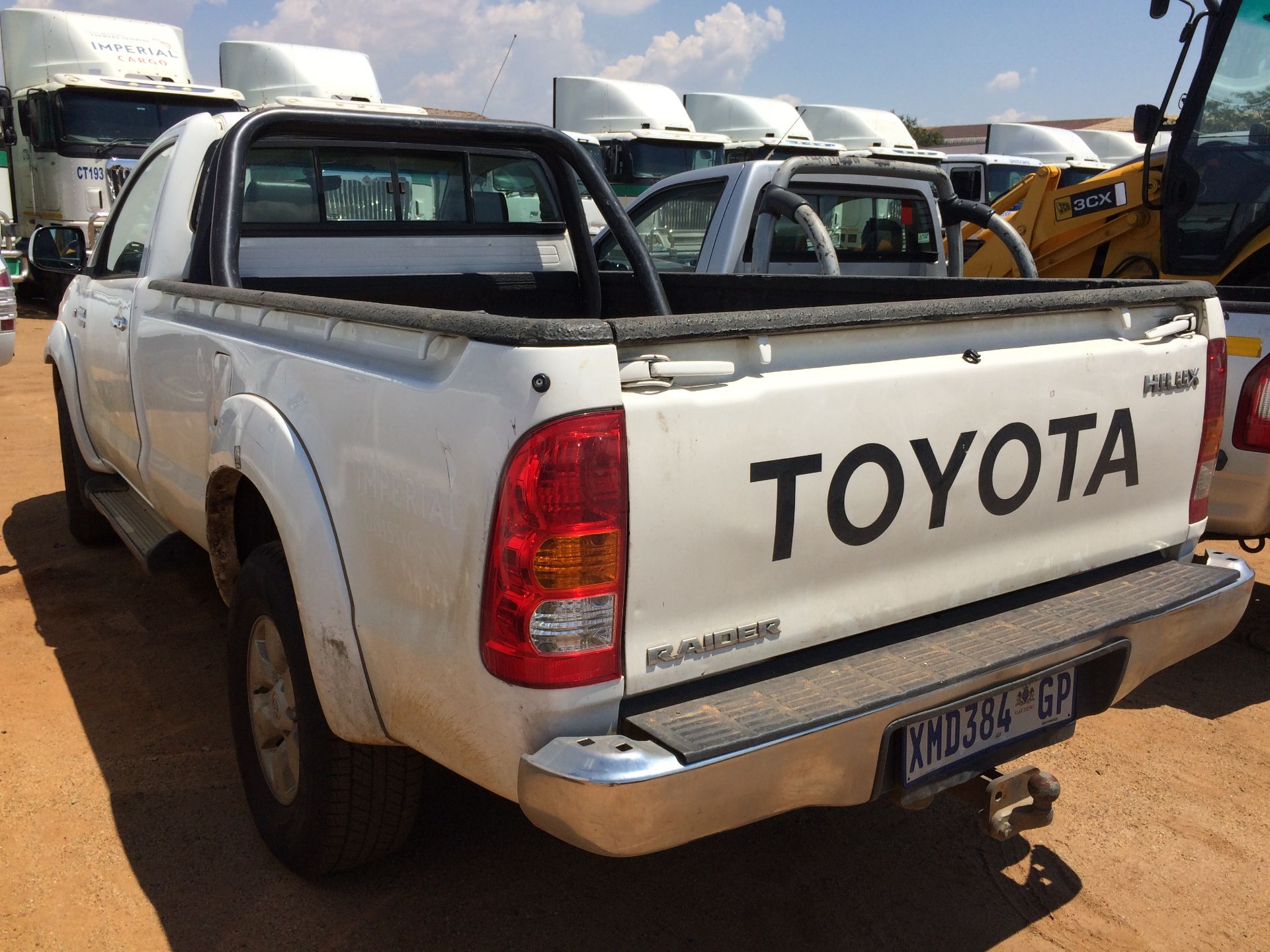 2008 TOYOTA HILUX 3.0D-4D RAIDER LDV REG NO: XMD384GP - Image 3 of 3