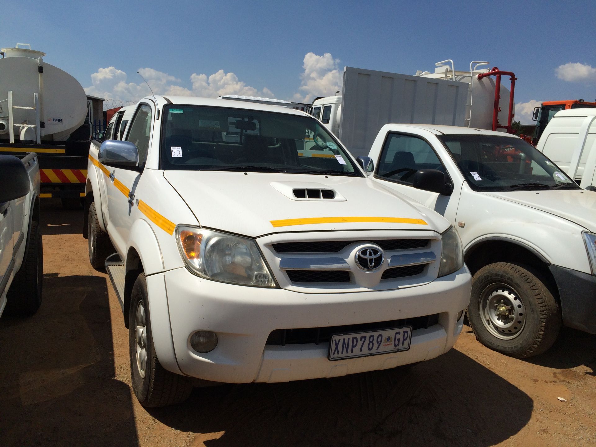 2008 TOYOTA HILUX 3.0D-4D RAIDER LDV REG NO: XNP789GP