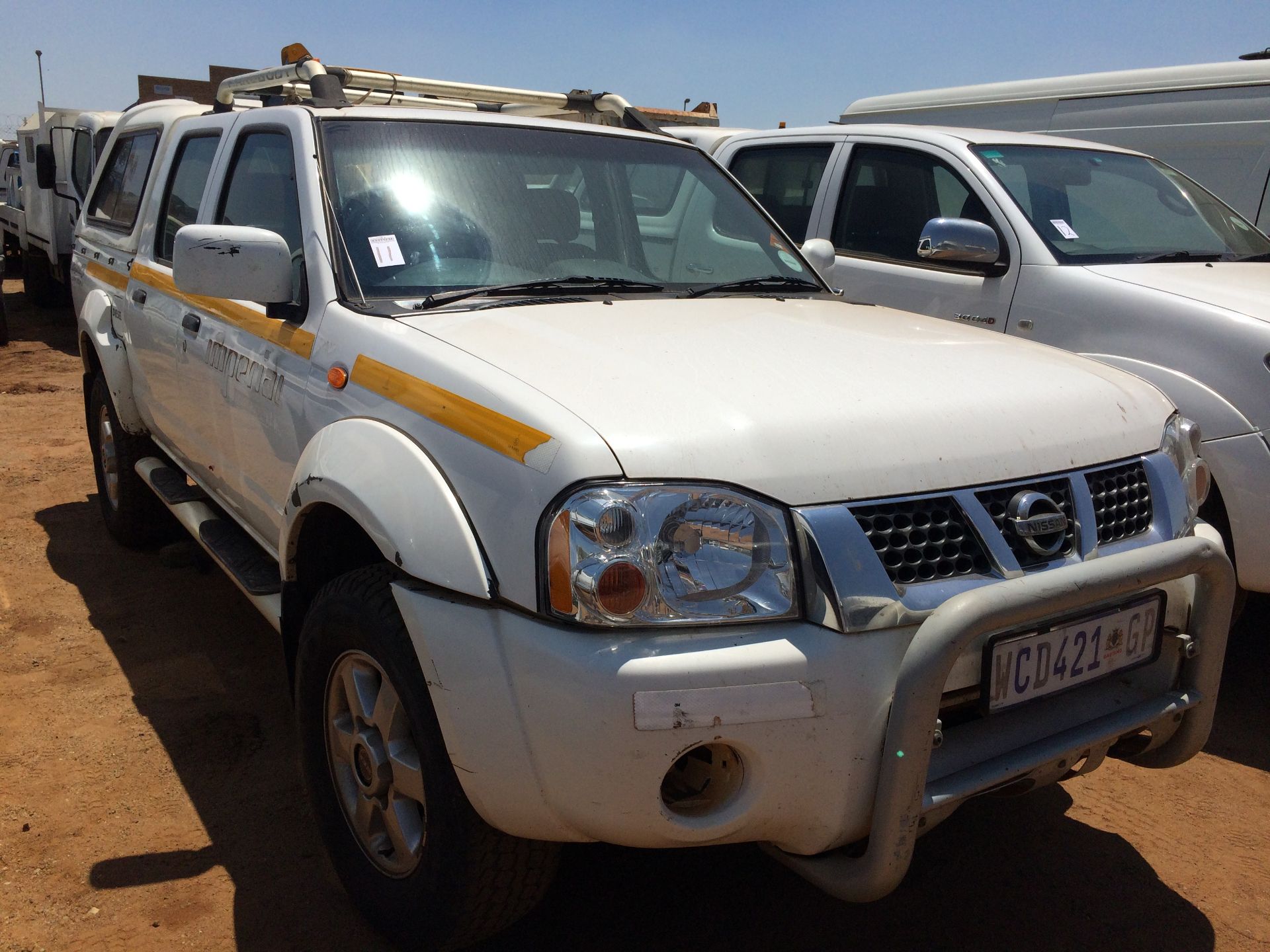 2007 NISSAN HARDBODY 3.0TD 4X4 D/CAB REG NO: WCD421GP