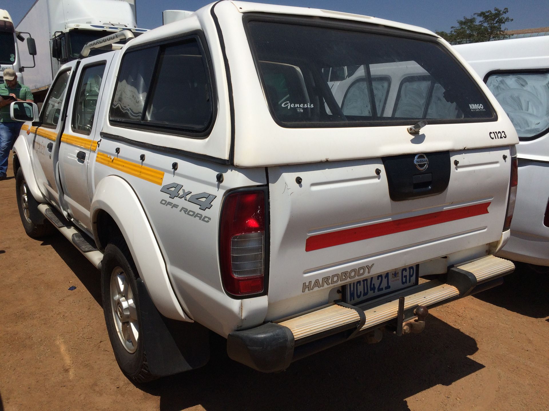 2007 NISSAN HARDBODY 3.0TD 4X4 D/CAB REG NO: WCD421GP - Image 4 of 4