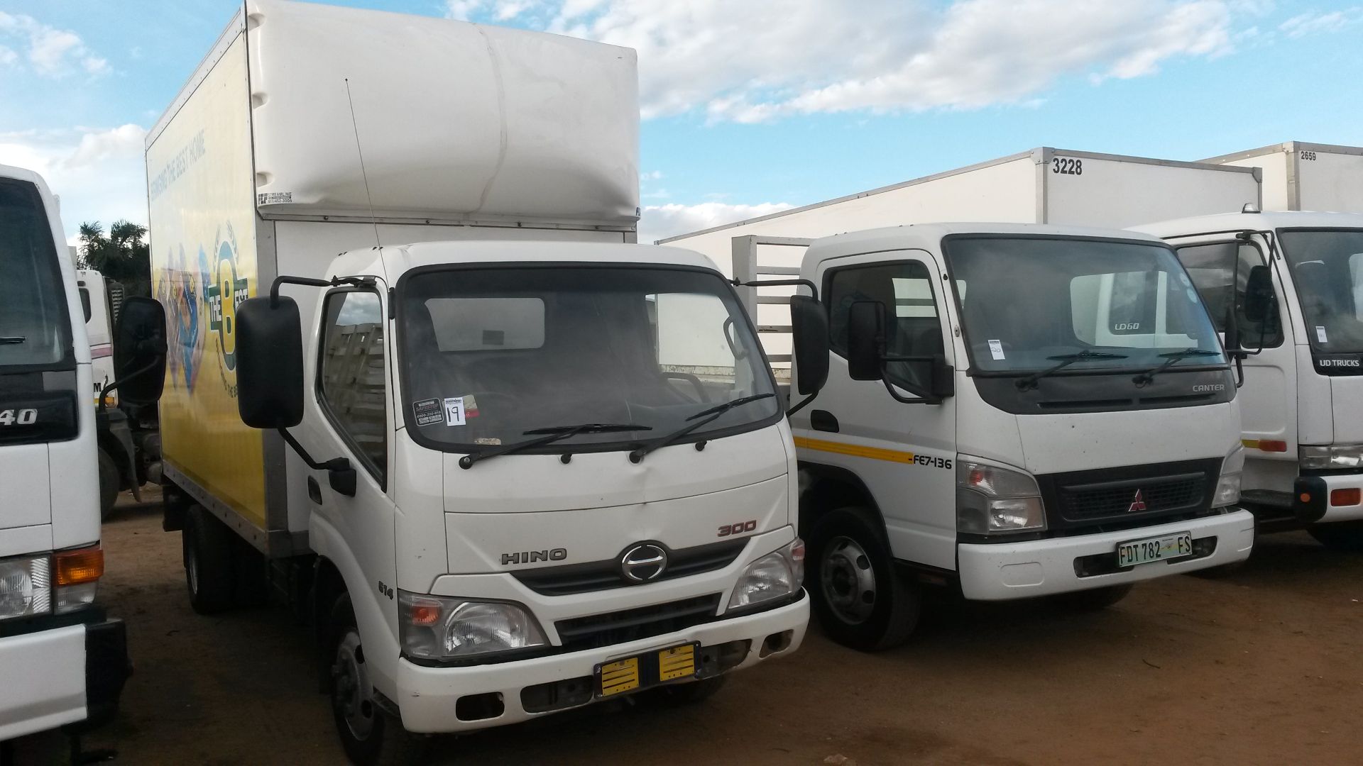 2012 TOYOTA HINO 300 614 V/VAN - REG NO: NPN71977