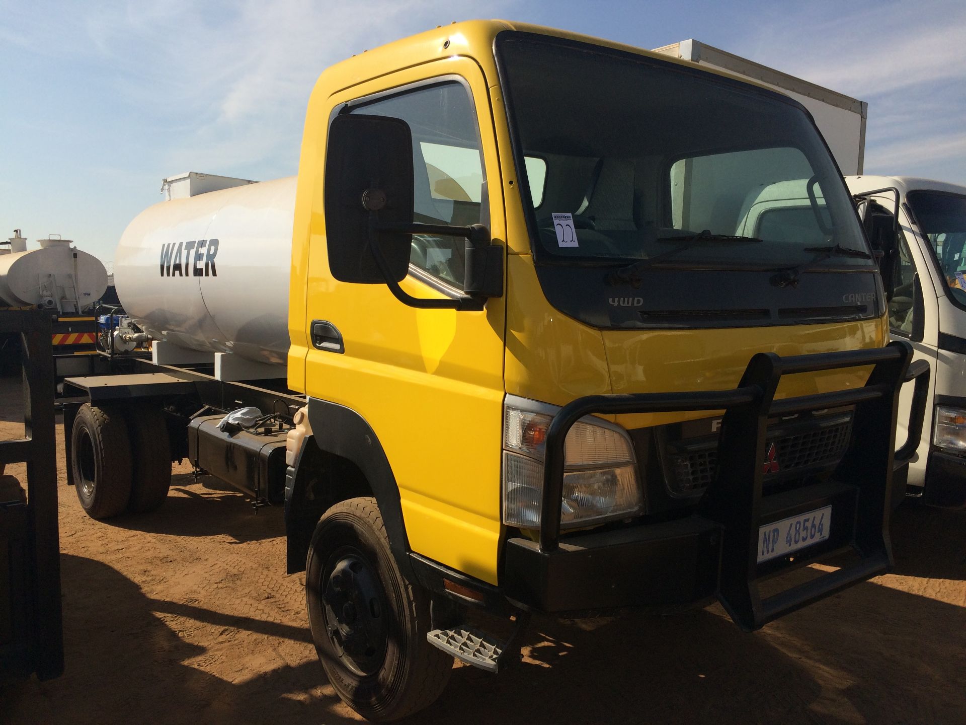 2008 MITSUBISHI FUSO FG6-106 TD 4X4 3,500L WATER TANKER - REG NO: NP48564