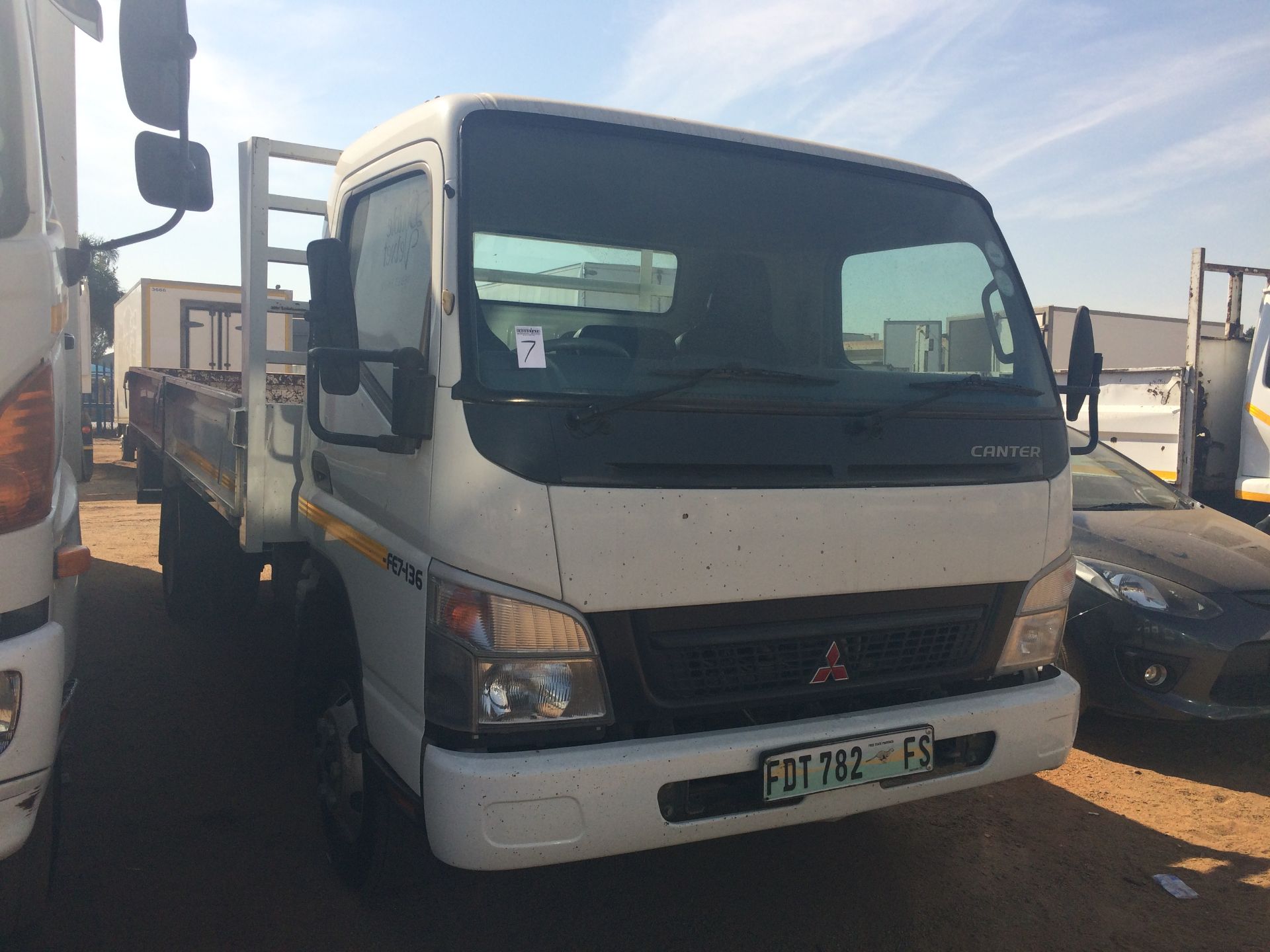 2012 MITSUBISHI FUSO FE7-136 D/SIDE  - REG NO: FDT782FS