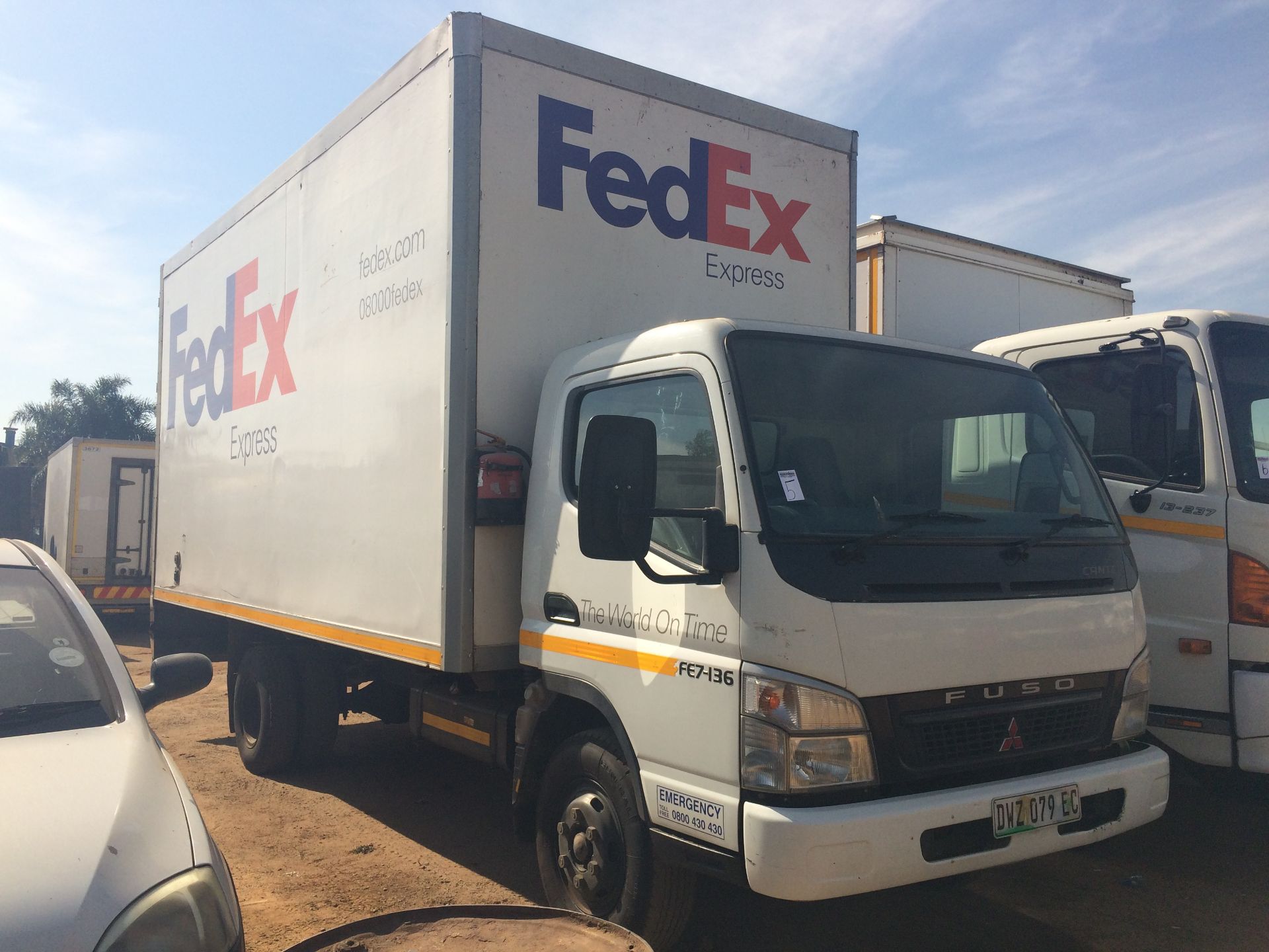 2007 MITSUBISHI FUSO FE7-136 V/VAN - REG NO: DWZ079EC