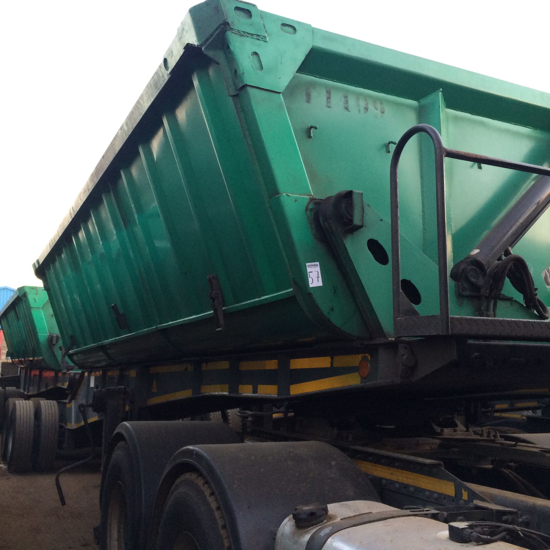 2012 TOP TRAILER SIDE TIP INTERLINK TRAILER - REG NO: FTP412MP/FTP410MP