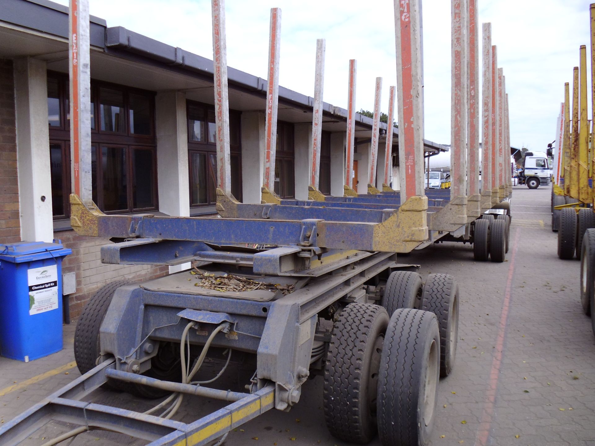 2011 KEARNEYS 4 AXLE EXTENDABLE DRAWBAR TIMBER TRAILER - REG NO: NUF18467 (FLEET NO: TDB004) - Image 5 of 8