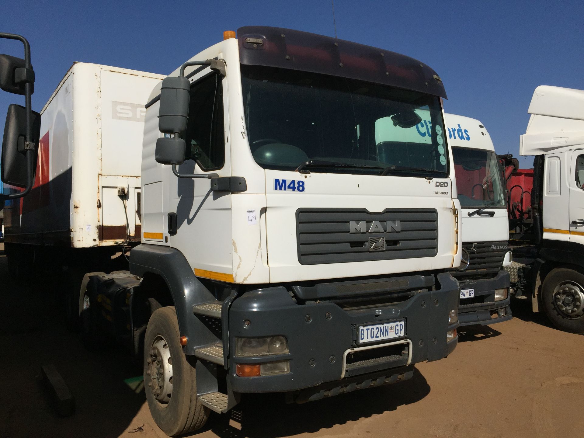 2007 MAN TGA 33-400 6X4 T/T - REG NO: BT02NNGP