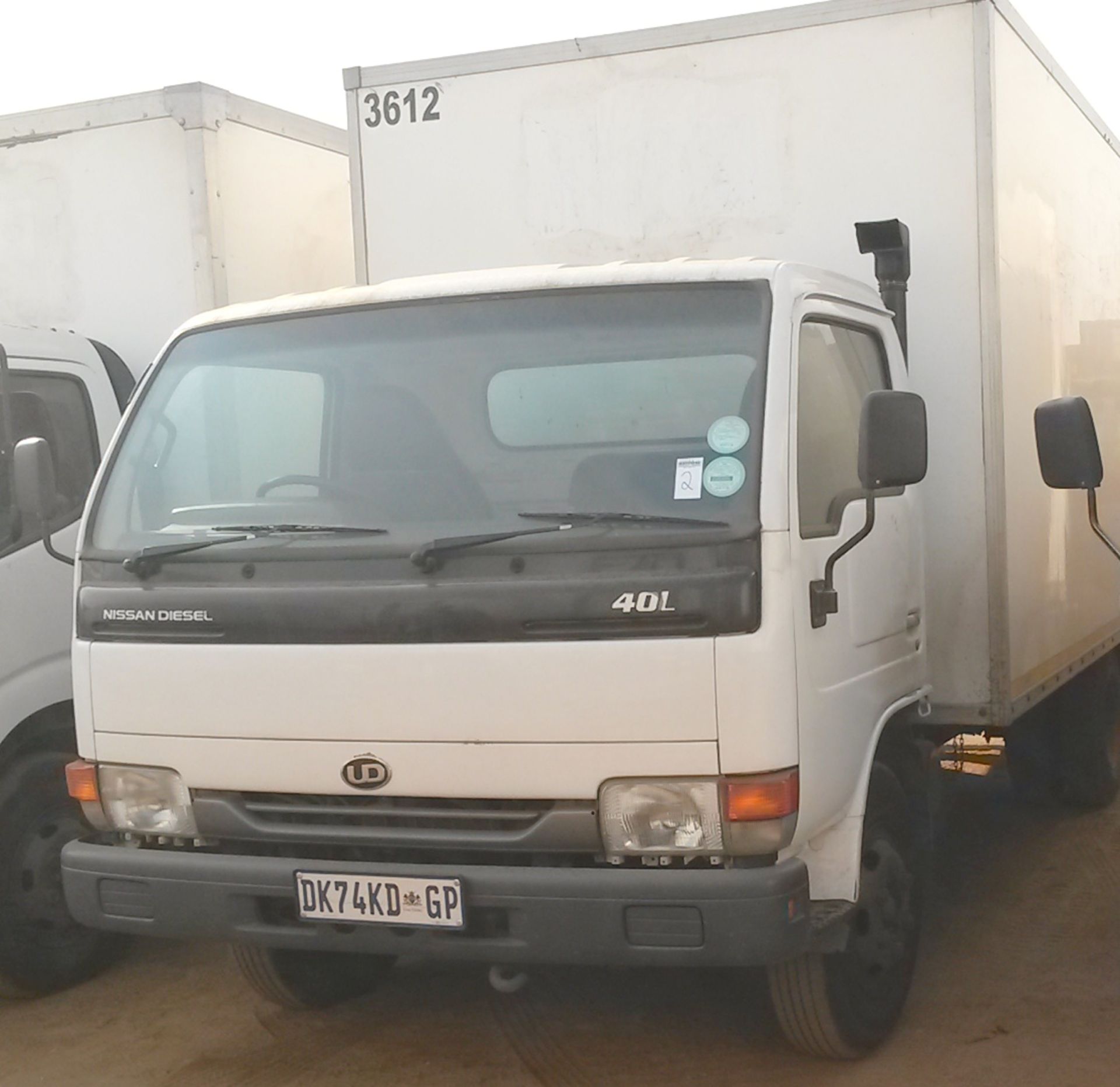 2008 NISSAN UD40L V/VAN - REG NO: DK74KDGP