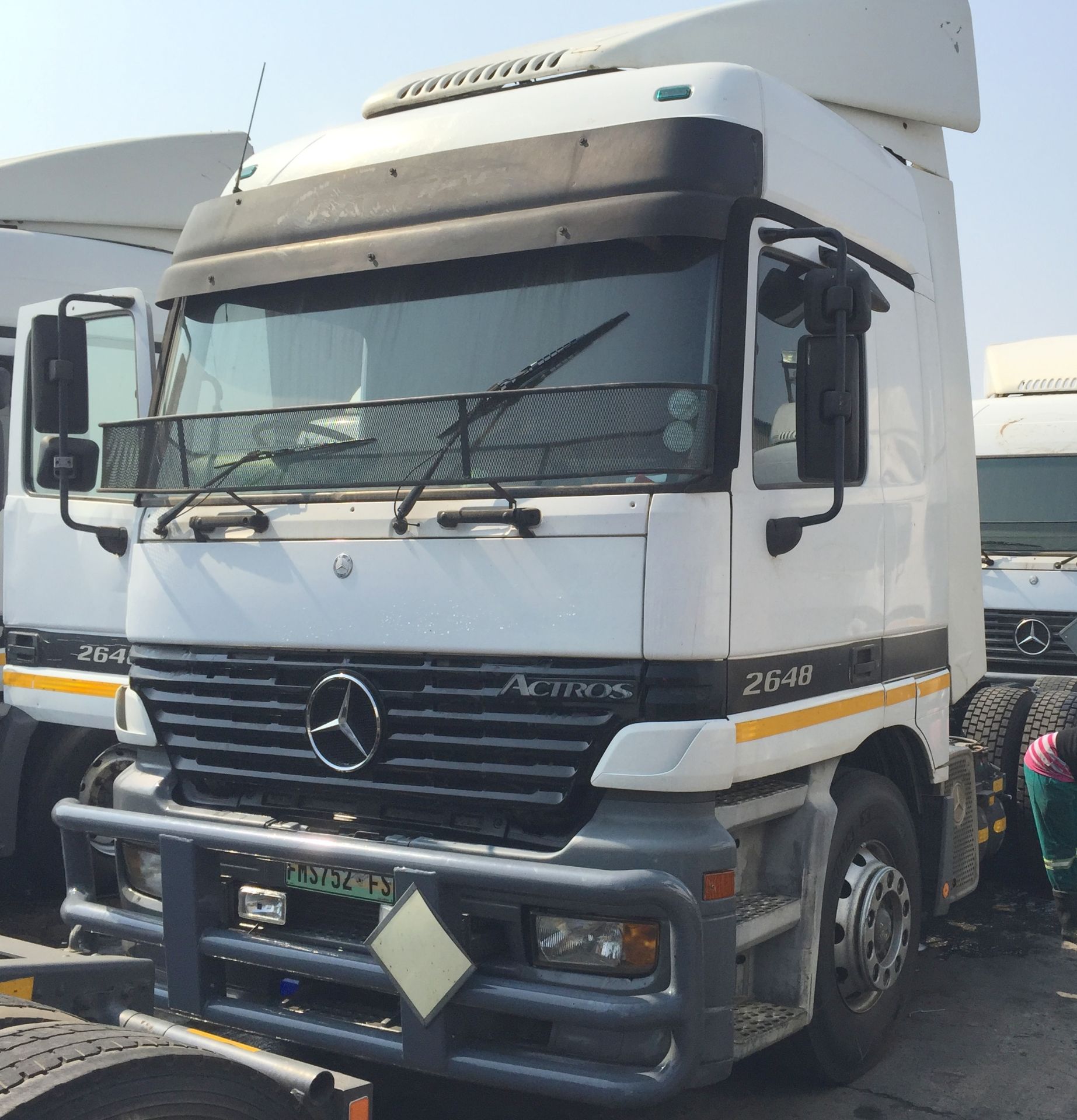 2001 M/BENZ ACTROS 2648 6X4 T/T - REG NO: FMS752FS - (ITEM TO BE SOLD SUBJECT TO CONFIRMATION)