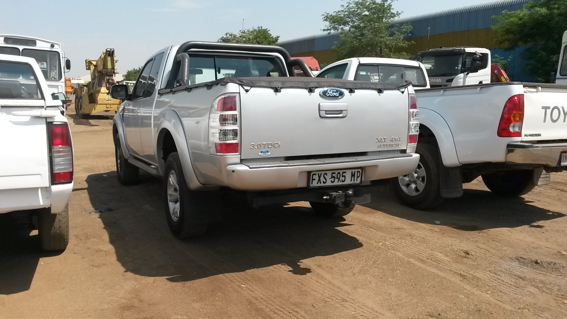 2010 FORD  RANGER 3.0TDCi XLT 4X4 SUPER CAB REG NO: FXS595MP - Image 2 of 4