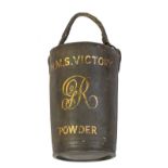 HMS VICTORY / ADMIRAL LORD NELSON INTEREST, comprising a late example of a powder bucket with the