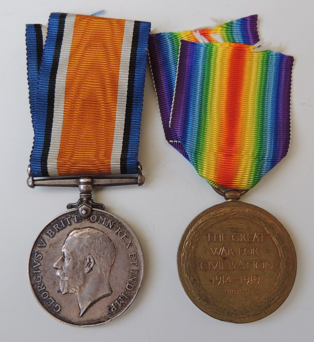 A WWI BWM AND VICTORY MEDAL PAIR, named to 'MZ 1996 A. Willcock A.B.R.N.V.R.' together with a - Image 2 of 6