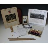 A PARCEL OF ROYAL ANGLICAN REGIMENT MILITARY EPHEMERA, to include letters, photographs, certificates