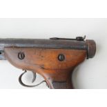 A 'DIANA' GERMAN MADE 177. AIR PISTOL, with wooden grip, L 3.5 cm Buyers - for shipping pricing on