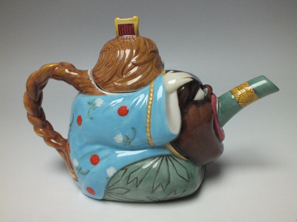 A MINTON ARCHIVE COLLECTION LIMITED EDITION 'CHINAMAN TEAPOT', number 631 of 2500, complete with box - Image 2 of 2