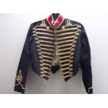 KINGS TROOP ROYAL ARTILLERY OFFICER'S TUNIC / JACKET, embellished with gold braid, fully lined S/D