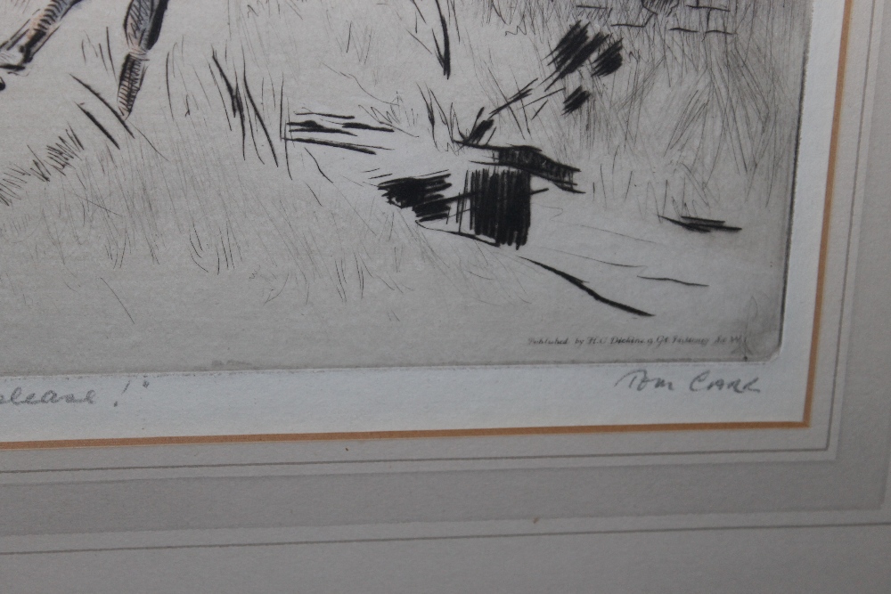 TOM CARR (1912-1977) 'Hold hand please', 'Breaking Course', 'In the Snow' and 'Woodland Hunt', - Image 8 of 8