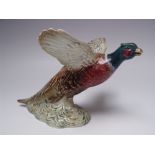 A BESWICK FIGURE OF A PHEASANT TAKING FLIGHT - MODEL 849, impressed marks to base, H 15 cm