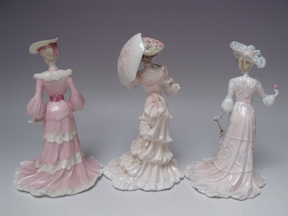 THREE LIMITED EDITION COALPORT FIGURES, comprising 'Lady Frances on the Grand Tour' - number 535 - Image 2 of 3