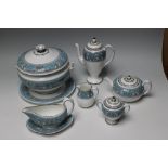 A LARGE QUANTITY OF WEDGWOOD FLORENTINE TEA AND DINNER WARE, consisting of a soup tureen and